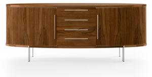 Naver Collection - Oval sideboard / AK1300 by Nissen & Gehl - Skänk - Oiled walnut - D53 x W200 x H78 cm