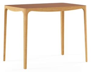 Naver Collection - RO desk / AK1310 by Hans Sandgren Jakobsen - Skrivbord - Oiled oak / Brandy leather - D60 x W90 x H71 cm