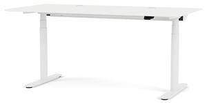 Montana - HILOW2160 Work Desk - Skrivbord - Snow / Snow - W160 x H62.4-125.1 x D80 cm