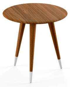 Naver Collection - Round Table with extension / GM3972 & GM3982 by Nissen & Gehl - Soffbord - Walnut - D65 x H50 cm