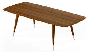 Naver Collection - Coffee table / AK2530 & AK2540 by Nissen & Gehl - Soffbord - Oiled walnut - L140 x D65 x H46 cm