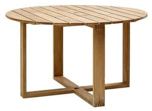 Cane-line - Endless mattbord runt - Trädgårdsbord - Teak small - H74 x Ø130 cm