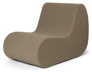 Ferm Living - Rouli Center Module Pure Bouclé - Trädgårdsstol - Sand - W67 x D108 x H76 cm