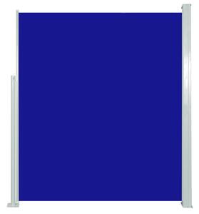 Infällbar sidomarkis 160x500 cm blå