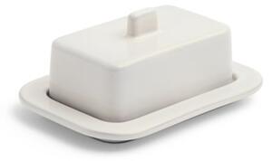 HAY - Barro Butter Dish - Smörlåda - OFF-WHITE - H7.5 X W12.3 X L17.5