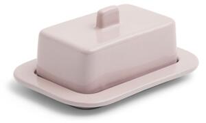 HAY - Barro Butter Dish - Smörlåda - PINK - H7.5 X W12.3 X L17.5