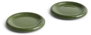 HAY - Barro Plate - Tallrikar - GREEN - Ø24 - Set of 2