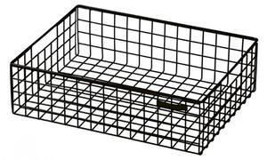 Kalager Design - Wire Basket, Medium - Korg - Black - W38,5 x H11 x D25,5 cm