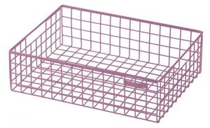 Kalager Design - Wire Basket, Medium - Korg - Pink - W38,5 x H11 x D25,5 cm