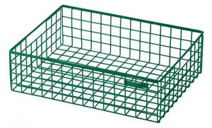 Kalager Design - Wire Basket, Medium - Korg - Signal Green - W38,5 x H11 x D25,5 cm