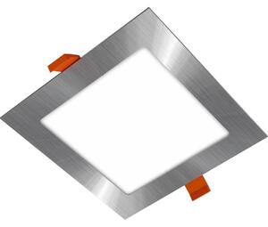 APLED - Infälld LED badrumsbelysning SQUARE LED/12W/230V IP40 17x17 cm krom