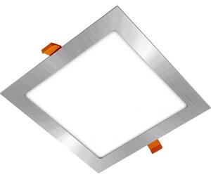 APLED - Infälld LED badrumsbelysning SQUARE LED/18W/230V IP40 22x22 cm krom