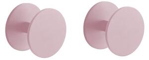Raawii - Pipeline Hook / Set of 2 - Krokar - Pink - Ø8 x W5,8 cm