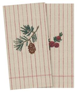 Maileg - Napkin, Brindille de noël - Servetter - Small - 16,5 x 8,25 cm