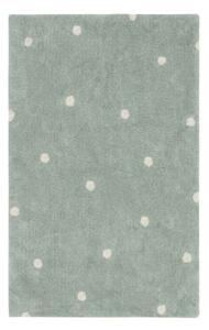 Lorena Canals - Washable Rug Mini Dot - Mattor - Blue Sage, Natural - H11 x L150 x W100 cm