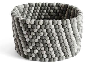 HAY - Bead Basket - Korg - Grey - Ø40 x H24 cm