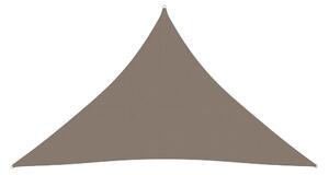 Solsegel oxfordtyg trekantigt 3x4x4 m taupe - Taupe