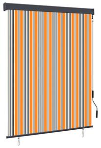 Rullgardin utomhus 140x250 cm gul och blå -