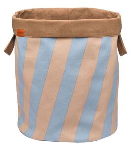 Mette Ditmer - NOVA ARTE Laundry Bag - Tvättkorg - Light Blue / Powder Rose - Ø40 x H50 cm