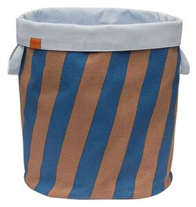Mette Ditmer - NOVA ARTE Laundry Bag - Tvättkorg - Cobalt / Blush - Ø40 x H50 cm