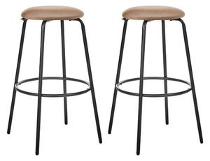 Barstol Morton set om 2 Brun-Svart - Brun-Svart