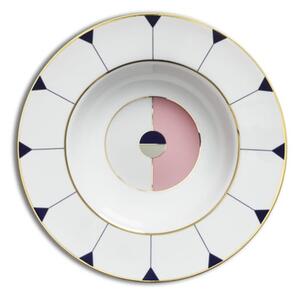 Reflections Copenhagen - Ortiga Pastabowl - Skål - Rose / Marine / Gold - Ø22 cm