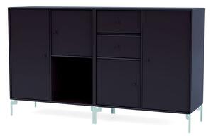 Montana - COUPLE - With Flint Legs - Skänk - Shadow - H 82.2 CM / W 139.2 CM / D 38 CM