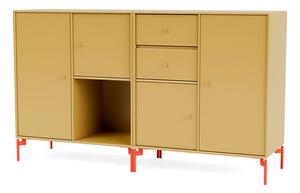 Montana - COUPLE - With Rosehip Legs - Skänk - Cumin - H 82.2 CM / W 139.2 CM / D 38 CM