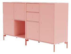 Montana - COUPLE - With Rosehip Legs - Skänk - Ruby - H 82.2 CM / W 139.2 CM / D 38 CM