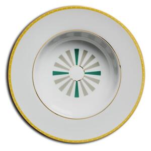 Reflections Copenhagen - Guia Pasta Bowl - Skål - Green/Yellow/Gold - Ø21 cm