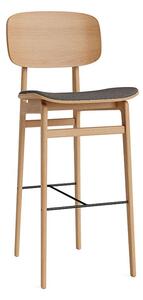 NORR11 - NY11 Bar Chair 75 cm - Barstol - Natural Oak / Hallingdal 65 - 368 - W45,5 x D52 x H108 x SH75 cm