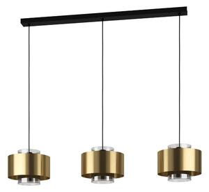 Takpendel Eglo Duglia Transparent/Guld med 3 Lampor -