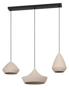 Takpendel Eglo Torremolinos Sand/Svart med 3 Lampor -