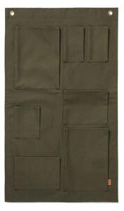 Ferm Living - Bark Garden Wall Storage - Väggfästen - Olive - W60 x H100 x D3 cm