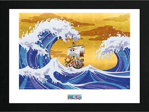 Inramad poster One Piece - Thousand Sunny