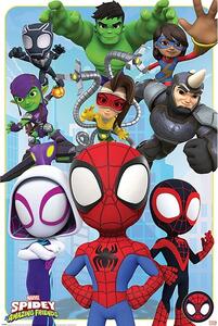 Poster, Affisch Spidey and His Amazing Friends, (61 x 91.5 cm)