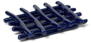 Ferm Living - Ceramic Soap Tray - Tvålkopp - Blue - W10 x L14,5 x H2 cm