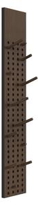 WeDoWood - Scoreboard Coat Rack - Krokar - Stor Vertical - Smoked Oak - L100 x H18 cm