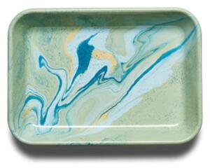 BORNN - NEW MARBLE - Rectangular Tray - Bricka - Mint - 26x18x2CM