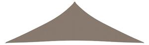 Solsegel oxfordtyg trekantigt 2,5x2,5x3,5 m taupe - Brun
