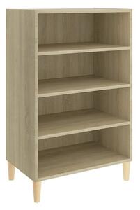 Skänk sonoma-ek 57x35x90 cm spånskiva - Brun