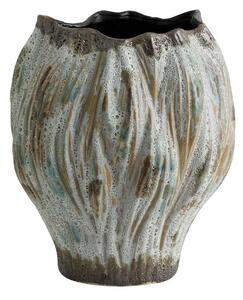 Nordal - Henry Vase - Vas - Brown/Green/White S - H: 25.5 x D: 18 cm