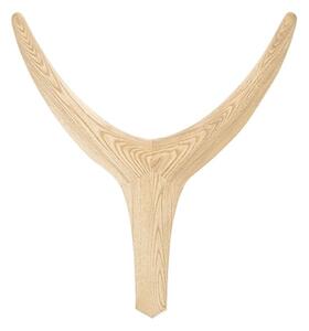EKTA Handvaerk - Nguni Head Wall Mount - Krokar - Nature - Large - H640 x W590 x D84 mm
