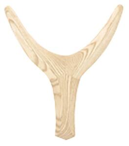 EKTA Handvaerk - Nguni Head Wall Mount - Krokar - Nature - Small - H230 x W210 x D30 mm