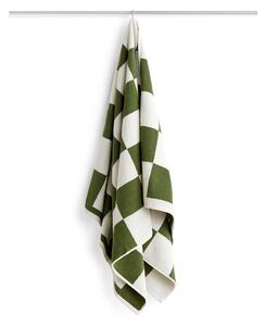 HAY - Check Bath Towel - Handduk - Matcha - W70 x L136 cm
