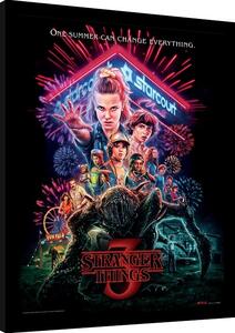 Inramad poster Stranger Things - Summer of 85