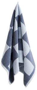 HAY - Check Hand Towel - Handduk - Steel Blue - W50 x L90 cm