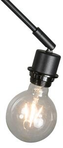 Modern hängande lampa svart utan skugga - Blitz II