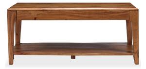 Soffbord massivt trä 88x50x38 cm - Brun