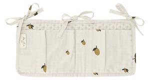 Konges Sløjd - QUILTED BED POCKETS - Sängfickor - LEMON - 34 x 17 cm